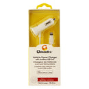 Qmadix 3.4-Amp Car Charger with Extra Port for iPhones - White - Qmadix - Simple Cell Shop, Free shipping from Maryland!