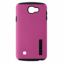Incipio DualPro Case for LG K4 / Optimus Zone / Spree / Rebel LTE - Pink / Gray - Incipio - Simple Cell Shop, Free shipping from Maryland!