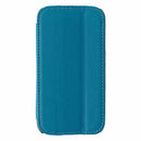 Reiko Leather Folio Flip Case for Samsung Galaxy S4 - Blue / Gray - Reiko - Simple Cell Shop, Free shipping from Maryland!