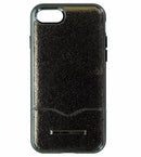 Rebecca Minkoff Slide Case Cover Cracked Anthracite Leather iPhone 8 / 7 -Gold - Rebecca Minkoff - Simple Cell Shop, Free shipping from Maryland!