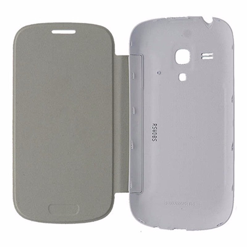 Samsung Folio Flip Case for Samsung Galaxy S3 Mini Smartphone White