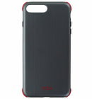 Tumi Protection Series Hard Case for iPhone 8 Plus 7 Plus - Brushed Gunmetal/Red - Tumi - Simple Cell Shop, Free shipping from Maryland!