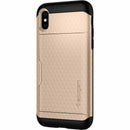 Spigen Crystal Wallet Series Case for Apple iPhone X - CHAMPAGNE GOLD - Spigen - Simple Cell Shop, Free shipping from Maryland!