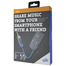 GiiK (GKSPLTR) 2-Way Headset Splitter for 3.5mm - Black/Blue - GiiK - Simple Cell Shop, Free shipping from Maryland!