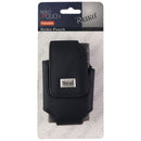 Reiko Leather Vertical Pouch for Small Cell Phones & More - Black - Reiko Wireless - Simple Cell Shop, Free shipping from Maryland!