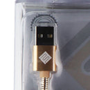 Qmadix (QM - PDM3AL - GD) 3.3ft Charging & Sync Cable for iPhones - Gold - Qmadix - Simple Cell Shop, Free shipping from Maryland!