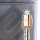Qmadix (QM - PDM3AL - GD) 3.3ft Charging & Sync Cable for iPhones - Gold - Qmadix - Simple Cell Shop, Free shipping from Maryland!