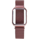 38mm Metal Frame Case + Mesh Band for Apple Watch 38mm Series 3 / 2 & 1 - Pink - Unbranded - Simple Cell Shop, Free shipping from Maryland!