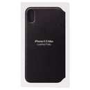 Apple Leather Folio Phone Case for iPhone Xs Max - Black (MRX22ZM/A) - Apple - Simple Cell Shop, Free shipping from Maryland!