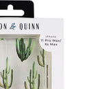 Carson & Quinn Hybrid Case for iPhone 11 Pro Max/Xs Max - Clear/Cactus Pattern - Carson & Quinn - Simple Cell Shop, Free shipping from Maryland!