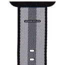 Apple 38mm Woven Nylon Strap for 38 & 40mm Apple Watch Bands - Black/Gray Stripe - Apple - Simple Cell Shop, Free shipping from Maryland!