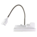Adesso - LED Desk Lamp with USB Port Plus Storage - White/Brushed Steel - Adesso - Simple Cell Shop, Free shipping from Maryland!