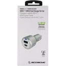 Scosche PowerVolt 3.0 USB-C & USB-A Fast Charger for Cars & Vehicles - Silver - Scosche - Simple Cell Shop, Free shipping from Maryland!