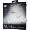 iFrogz FLEX FORCE Wireless Bluetooth Neckband Earbuds with Mic/Remote - White - iFrogz - Simple Cell Shop, Free shipping from Maryland!