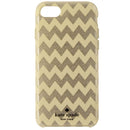 Kate Spade New York Hybrid Hardshell Case for iPhone 8/7 - White/Silver Zig Zag - Kate Spade - Simple Cell Shop, Free shipping from Maryland!