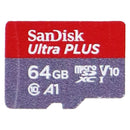 SanDisk Ultra Plus microSDXC UHS-1 Card 64GB / 100MB/s