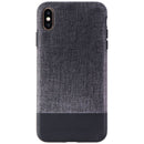 Platinum Crosshatch Case for Apple iPhone Xs Max Smartphones - Gray/Black - Platinum - Simple Cell Shop, Free shipping from Maryland!