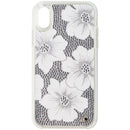 Kate Spade Phone Case for Apple iPhone XR - White Hollyhock / Crystal Gems - Kate Spade - Simple Cell Shop, Free shipping from Maryland!