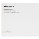 Apple 42mm Woven Nylon Band for Apple Watch 42 & 44mm - Yellow/Light Gray - Apple - Simple Cell Shop, Free shipping from Maryland!