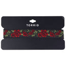 Torrid Black Floral Rosette Choker - Black/Red - Torrid - Simple Cell Shop, Free shipping from Maryland!