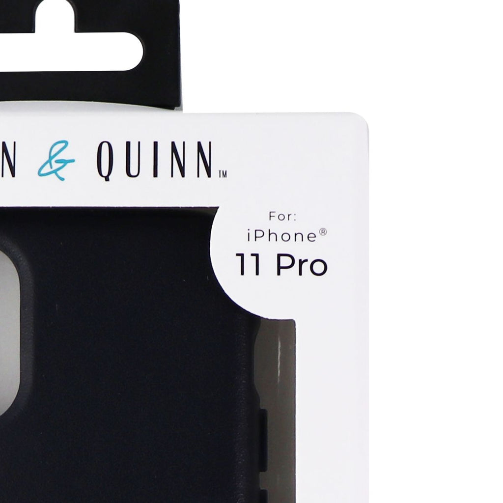 Carson & Quinn Case for iPhone 11 Pro Black Soft Top Grain Leather