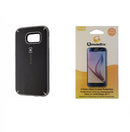 Speck Black Case and Qmadix Screen Protector 3-Pack for Samsung Galaxy S6 - Speck - Simple Cell Shop, Free shipping from Maryland!