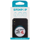SpinPop Grip, Kickstand, Organizer Novelty Holder - Silver Glitter/Love - SpinPop - Simple Cell Shop, Free shipping from Maryland!