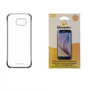 Samsung Clear/Silver Case + Qmadix Screen Protector 3-Pack for Samsung Galaxy S6 - Samsung - Simple Cell Shop, Free shipping from Maryland!
