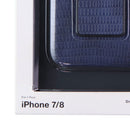 HANDL Inlay Case with Clip for Apple iPhone SE (2020), 8/7 - Navy Croc (Blue) - HANDL - Simple Cell Shop, Free shipping from Maryland!