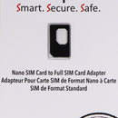Sadapter Nano SIM to Full SIM Card Adapter (SADAPTER4FFTO2FFBLK) - Gray - Sadapter - Simple Cell Shop, Free shipping from Maryland!