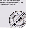Sadapter Nano SIM to Full SIM Card Adapter (SADAPTER4FFTO2FFBLK) - Gray - Sadapter - Simple Cell Shop, Free shipping from Maryland!