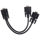 Universal 1-Foot VGA to Dual VGA Monitor Y Splitter Adapter Cable - Black - Unbranded - Simple Cell Shop, Free shipping from Maryland!