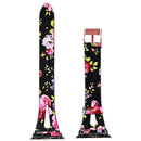 Apple Watch (38mm) Faux Leather Band - Black/Floral - Unbranded - Simple Cell Shop, Free shipping from Maryland!