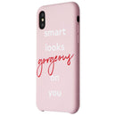 My Social Canvas Soft Silicone Case for iPhone XS/X - Pink/Smart Looks Gorgeous - My Social Canvas - Simple Cell Shop, Free shipping from Maryland!