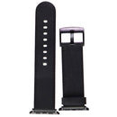 Platinum Leather Watch Strap for Apple Watch 42mm/44mm (PT-AWB42PBL) Black - Platinum - Simple Cell Shop, Free shipping from Maryland!