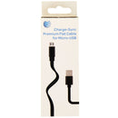 AT&T Flat Charge and Sync Universal Micro-USB to USB 4 Ft Cable - Black - AT&T - Simple Cell Shop, Free shipping from Maryland!