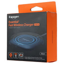 Spigen 9V Essential Fast Wireless Qi Charger - Black (F301W) - Spigen - Simple Cell Shop, Free shipping from Maryland!