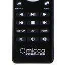 Micca Speck G2 OEM Remote Control - Gloss Black - Micca - Simple Cell Shop, Free shipping from Maryland!