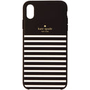 Kate Spade Soft Touch Case for Apple iPhone XS Max - Feeder Stripe Black/Cream