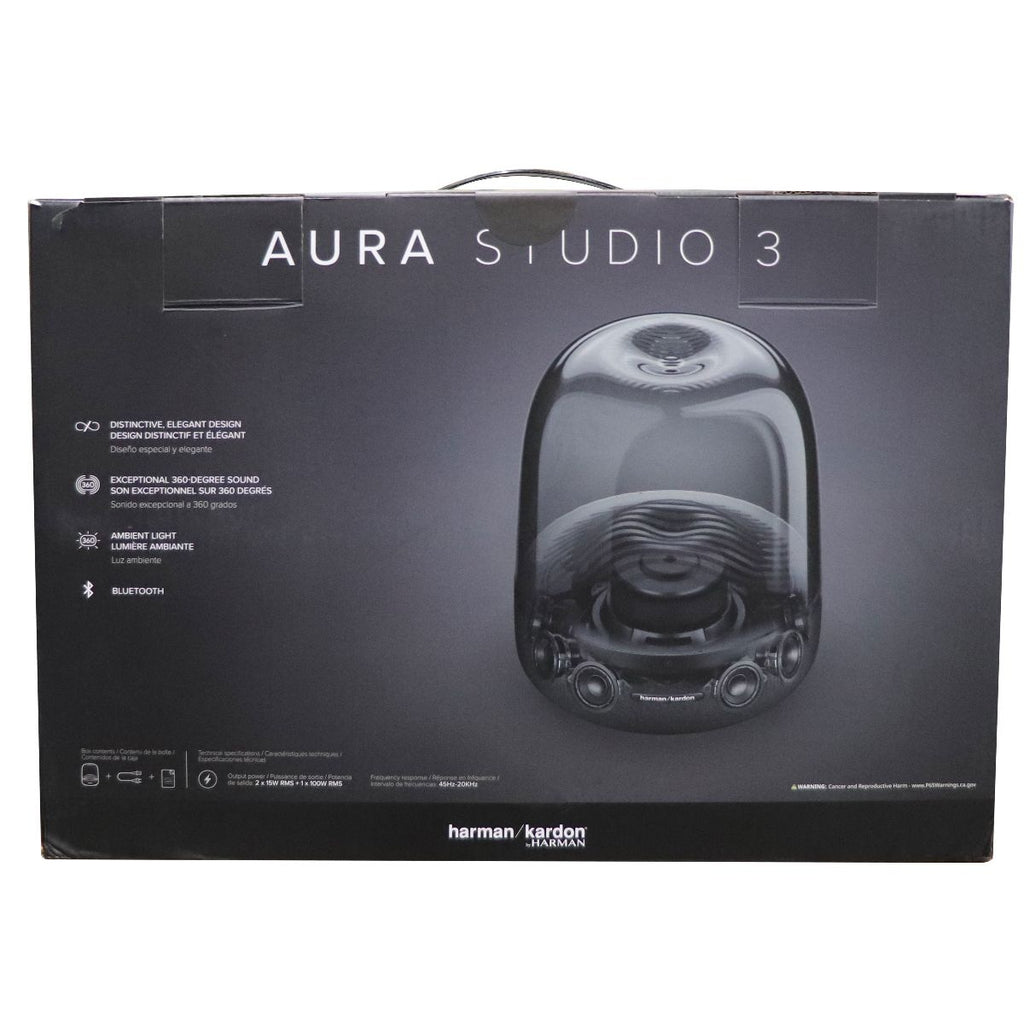 Harman Kardon Aura Studio 3 Bluetooth Speaker - Black (HKAURAS3BLKBSSP