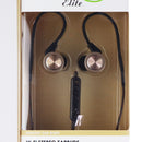 Hottips Elite Wired 3.5mm Hi-Fi Stereo EarBuds with In-line Remote/Mic - Gold - Hottips - Simple Cell Shop, Free shipping from Maryland!