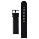 Samsung 20mm Leather Band for Galaxy Watch Active2 - Black/Silver - Large - Samsung - Simple Cell Shop, Free shipping from Maryland!