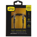 OtterBox Rugged Auxiliary Cable with 3.5mm Connectors - 1M / 3FT - Black