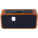 Jelly Comb Wooden LED Alarm Clock with USB Charge Port - Brown/Black - Jelly Comb - Simple Cell Shop, Free shipping from Maryland!