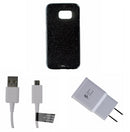 OEM Samsung Cable and Adapter KIT with Case-Mate Tough S7 Edge Glitter Case - Unbranded - Simple Cell Shop, Free shipping from Maryland!