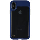 Granite Hybrid Hard Case for Apple iPhone Xs/X Smartphones - Clear/Dark Blue - Granite - Simple Cell Shop, Free shipping from Maryland!