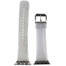 Apple Watch (38mm) Rubber Watch Band - Clear/Glitter - Unbranded - Simple Cell Shop, Free shipping from Maryland!
