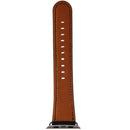 Premium Replacement Apple Watch Faux Leather Strap (42mm) - Black/Brown - Unbranded - Simple Cell Shop, Free shipping from Maryland!