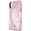 LuMee Selfie Instafame Lighted Case for Apple iPhone Xs / X - Pink Quartz