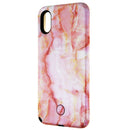 LuMee Selfie Instafame Lighted Case for Apple iPhone Xs / X - Pink Quartz